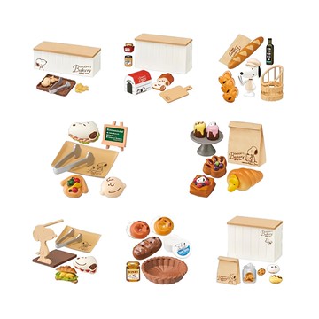 Re-MeNT 麵包店/烘焙坊盒玩 8款  史努比  1盒