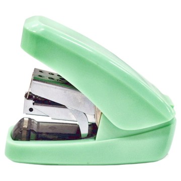 urban prefer 馬卡龍平針釘書機 省力設計 抽屜式裝針  薄荷綠  1個