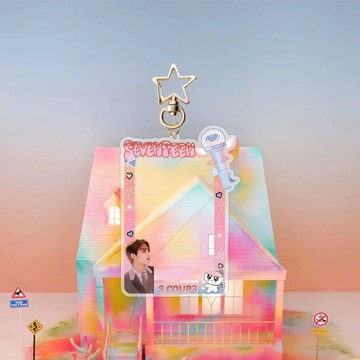 ⭐韓國代購正版⭐seventeen新款插卡相框卡套掛件三寸小卡收納保護掛飾明星周邊【5天內發貨】