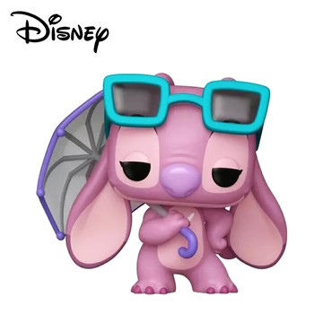 【正版授權】史迪奇 POP系列 1573 雨傘安琪 公仔 模型 8.8cm Angel 星際寶貝 Stitch 迪士尼 Disney Funko - 849357