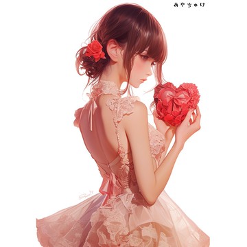 【12月新品6】07-111-0116 人物貼紙 性感情人節女孩