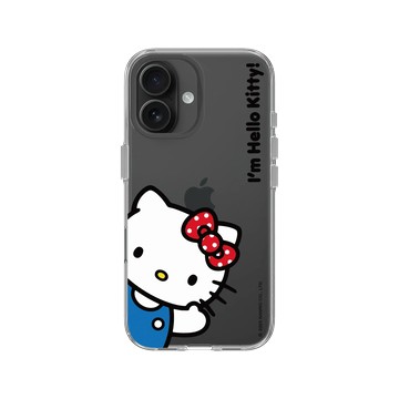 iPhone 16 Clear Case（相機按鈕） 透明 - 三麗鷗-Hello Kitty - I'm Hello Kitty!