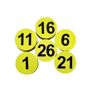 LGS 數字磁鐵 厚度 1-30號 共3色