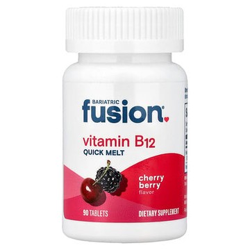 Bariatric Fusion, Vitamin B12, Quick Melt, Cherry Berry, 90 Tablets