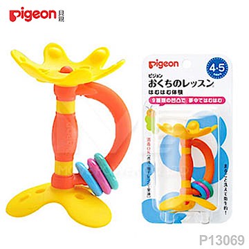 【任選】日本《Pigeon 貝親》嘴唇訓練型玩具