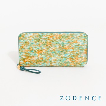 ZODENCE PAINTING進口真皮印象藝術拉鍊長夾-多色 ZDCXC071C01