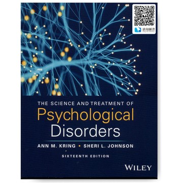 <麗文校園購>The Science and Treatment of Psychological Disorders【內含Access Code,經刮除不受退】 16/E Kring 9781394221752