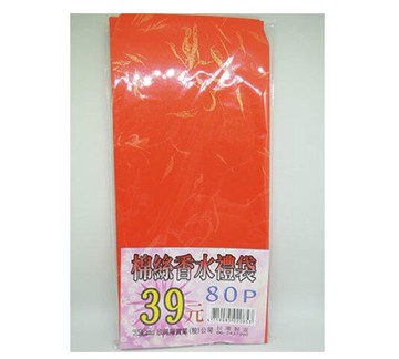 欣興陽 棉絲 特厚 香水紅禮袋  80P (35入/包)