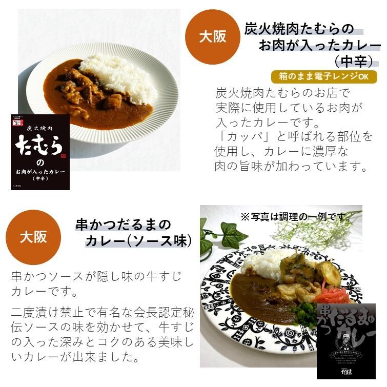 人気 レトルトカレー バラエティー 6個 詰め合わせ ビーフカレー 中辛 牛肉 焼肉 大阪 兵庫 食べ比べ ご当地 お取り寄せ ギフトセット 2023 食べ物