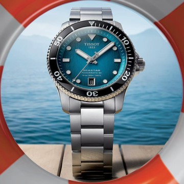 TISSOT天梭 SEASTAR1000 海洋之星 潛水機械腕錶 40mm/T1208071109100