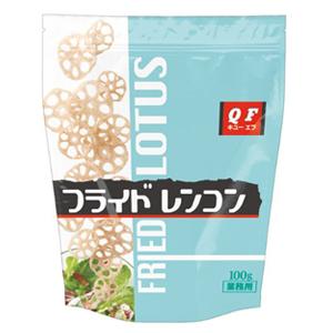 ★まとめ買い★　ＱＦ　フライドれんこん　１００ｇ　×10個