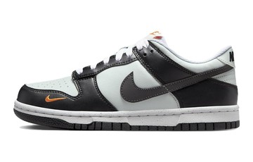 DUNK LOW GS BLACK BRIGHT MANDARIN