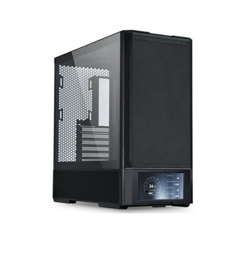 米特3C數位–LIAN LI 聯力 LANCOOL 207 DIGITAL 玻璃透側 ATX機殼 黑色 數顯屏