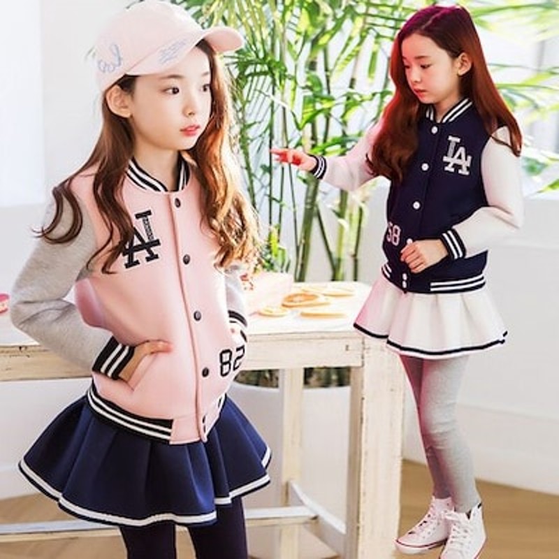 韓国子供服 女の子 スカジャン キッズ ダンスジャージ スタジャン スカート付きレギンス セットアップ キッズ ウェア かわいい オシャレ 通販 Lineポイント最大1 0 Get Lineショッピング