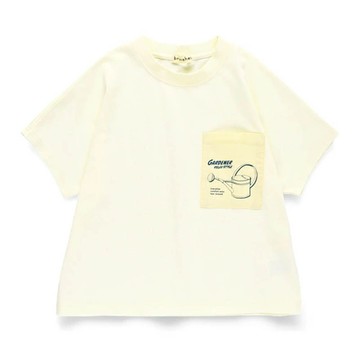 日本 BRANSHES - 吸水速乾 不易髒抗污短袖上衣-白