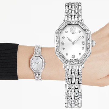 SWAROVSKI 施華洛世奇 Dextera 永恆優雅水晶八角手錶 女錶-32 x 23mm 5698690
