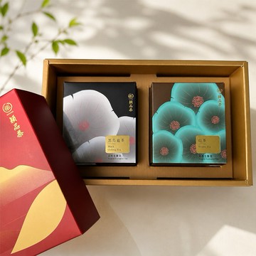 錦繡茶山禮盒【穎品茶】黑烏龍茶+白茶