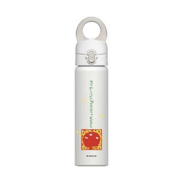 磁吸水壺 AquaStand 不鏽鋼 700cc - 附吸管 白 - 幾米 Jimmy Liao - 我不是完美小孩-完美的剪影
