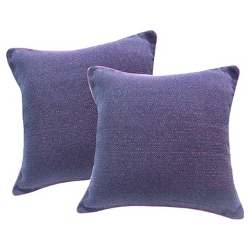 J&N 異國風情北非抱枕 Set 2 填充棉 枕套材質: 91%聚酯纖維 9%嫘縈  60 x 60cm  紫色