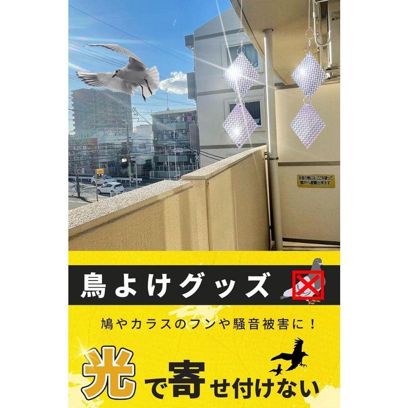 Allife 鳩よけグッズ （ 鳥よけ 鳩よけ ツバメ よけ カラスよけ ）ベランダ テラス での 害獣 鳥よけグッズ 8個SET 組み立て