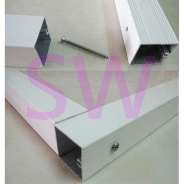 鋁材 鋁料 【昇瑋鋁窗五金】方管 鋁擠型 29 mm * 21.5 mm  鋁材 鋁門窗 鋁料  紗門 紗窗《昇瑋五金》