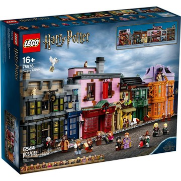 15800【台中翔智積木】LEGO 樂高 哈波特利 75978 斜角巷 Diagon Alley 盒損!