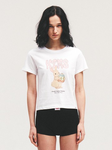 Fur Egg T-shirt [White]