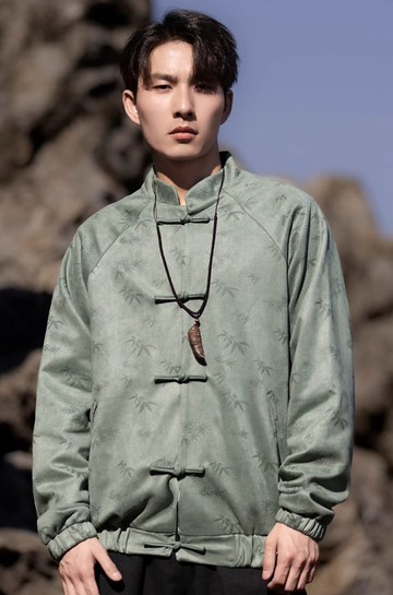 中式復古 盤扣寬鬆夾克外套