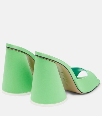 The Attico Luz satin mules