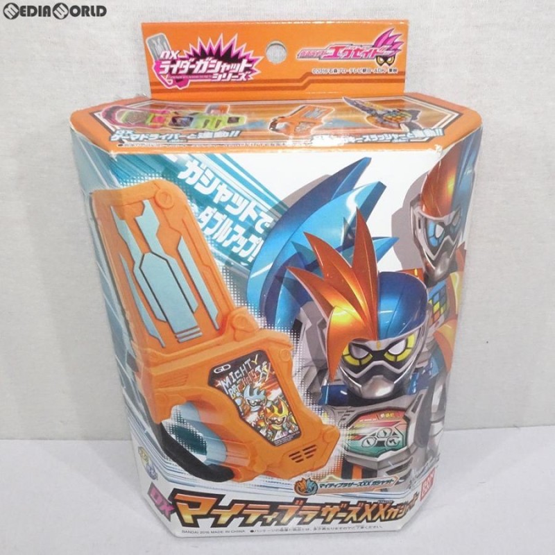 中古即納』{TOY}DXマイティブラザーズXXガシャット 仮面ライダーエグゼイド 完成トイ バンダイ(20161223) | LINEブランドカタログ