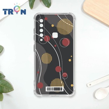 TRON 三星 A9 (2018) 日系和風圓點律動系列 四角防摔載具殼 軟殼 手機殼