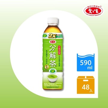 日式綠茶分解茶590mlx2箱組(24入/箱)
