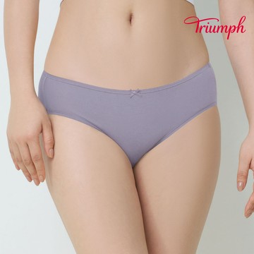 黛安芬-輕風自在 棉質中腰內褲 M-EL 薰衣紫｜74-7075 ZF