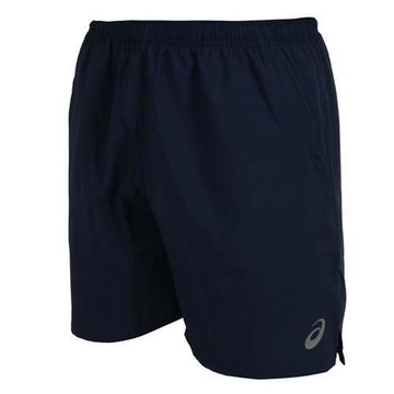 ASICS 男7吋平織短褲-反光 運動 休閒 訓練 慢跑