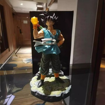 七龍珠 孫悟空 開心大笑悟空 拿龍珠 站姿 動漫模型擺件雕像