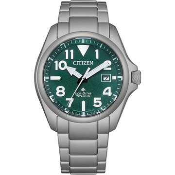 CITIZEN 星辰 PROMASTER 陸上軍風鈦金屬太陽能腕錶-42.8mm BN0241-59W