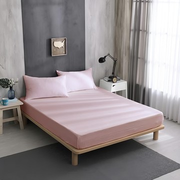 防水透氣保潔墊3件組  戀愛粉  單人  枕套 2個 + 床包