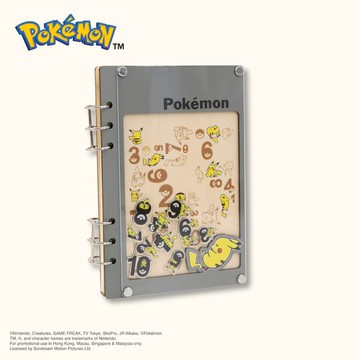 Pokémon - 搖搖樂筆記本 寶可夢 皮卡丘 文具