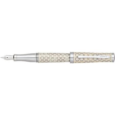 Cross Sauvage Forever Pearl Fountain Pen, Fine Nib Ivory