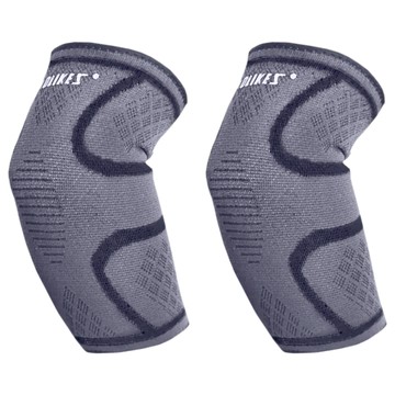 AOLIKES 奧力克斯 彈力護肘 7547 尼龍+聚酯纖維+彈性纖維+萊卡  L  2個  黑色