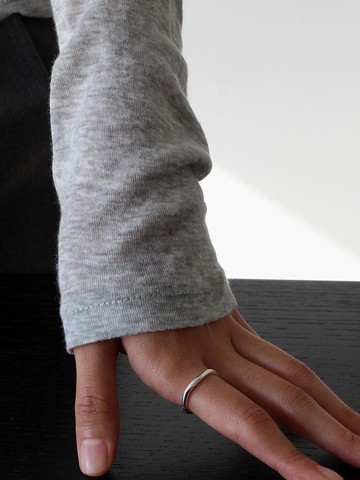 925 Silver Adjustable Seagull Ring