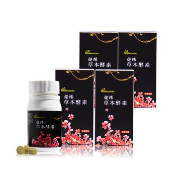 【Realwoman】超暢草本酵素錠(80錠/瓶x4)