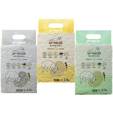 Sparkles極細豆腐砂 豆腐貓砂(長條型/凝結) 原味/活性碳/綠茶