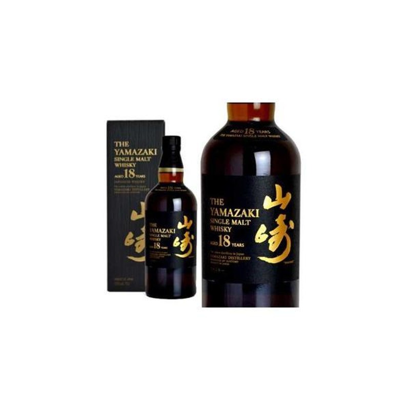 サントリー シングルモルトウイスキー 山崎 18年 43％ 700ml 箱入り 逆輸入品 （シングルモルトウイスキー） 家飲み | LINEショッピング