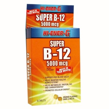 Vitamin B12 Hi Ener G Super 30 Tabs by Windmill Health Products