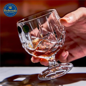 (免運)捷克進口Bohemia水晶玻璃高端輕奢洋酒烈酒威士忌干邑 白蘭地酒杯