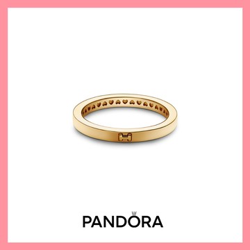 [客製化卡片]限量品【Pandora官方直營】甜蜜愛意戒指