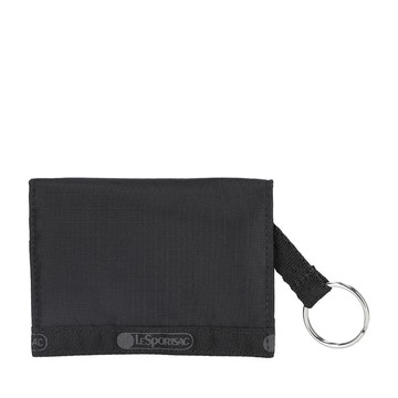 LeSportsac SNAP CARD CASE 按扣卡夾 - 永恆黑