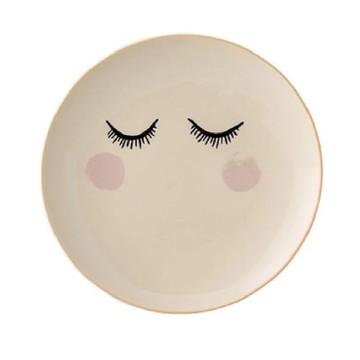 Bloomingville 睫毛彎彎 瓷盤