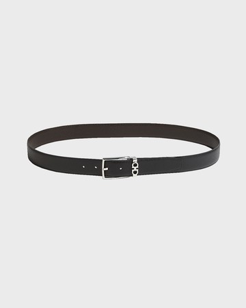 Men's Double Adjustable Reversible Leather Belt